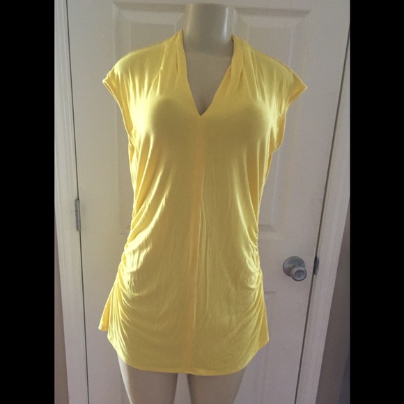 Harvè Bernard Sz. L Yellow Tunic - Picture 1 of 3